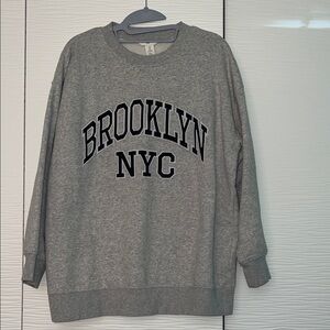 Gray Brooklyn NYC crewneck